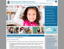 Tablet Screenshot of espanol.fusd.net
